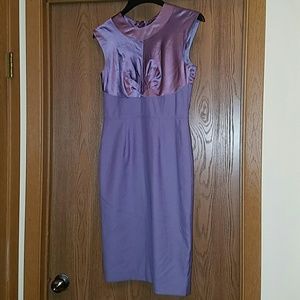 Anne Klein purple dress